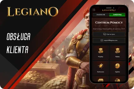 Obsługa klienta legiano casino online
