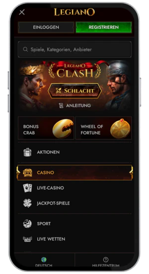 Legiano Casino Deutschland